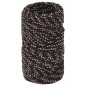 vidaXL Cuerda de barco polipropileno negra 2 mm 500 m