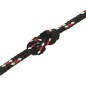 vidaXL Cuerda de barco polipropileno negra 2 mm 500 m