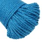 vidaXL Cuerda de trabajo polipropileno azul 3 mm 250 m vidaXL Cuerda de trabajo polipropileno azul 3 mm 250 m