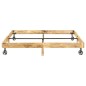 vidaXL Estructura de cama de madera maciza de mango 200x200 cm
