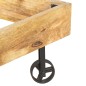 vidaXL Estructura de cama de madera maciza de mango 200x200 cm