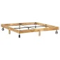 vidaXL Estructura de cama de madera maciza de mango 200x200 cm
