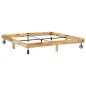 vidaXL Estructura de cama de madera maciza de mango 200x200 cm