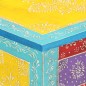 vidaXL Mesita de noche pintada a mano madera maciza mango 40x30x50 cm vidaXL Mesita de noche pintada a mano madera maciza mango 40x30x50 cm