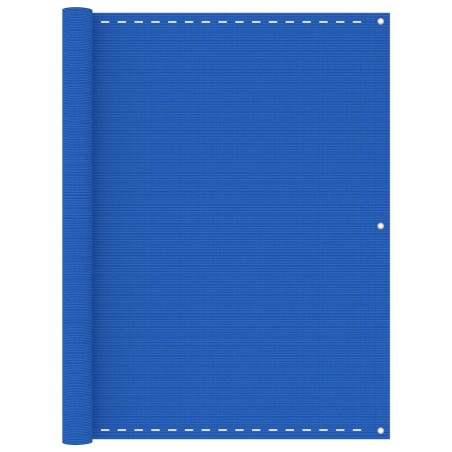 vidaXL Toldo para balcón HDPE azul 120x300 cm
