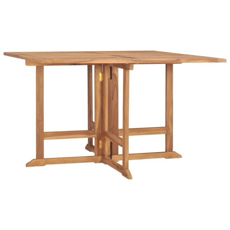vidaXL Mesa de comedor plegable para jardín madera teca 120x120x75 cm vidaXL Mesa de comedor plegable para jardín madera teca 120x120x75 cm