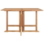 vidaXL Mesa de comedor plegable para jardín madera teca 120x120x75 cm vidaXL Mesa de comedor plegable para jardín madera teca 120x120x75 cm