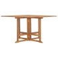 vidaXL Mesa de comedor plegable para jardín madera teca 120x120x75 cm vidaXL Mesa de comedor plegable para jardín madera teca 120x120x75 cm
