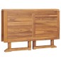 vidaXL Mesa de comedor plegable para jardín madera teca 120x120x75 cm vidaXL Mesa de comedor plegable para jardín madera teca 120x120x75 cm
