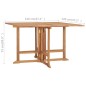 vidaXL Mesa de comedor plegable para jardín madera teca 120x120x75 cm vidaXL Mesa de comedor plegable para jardín madera teca 120x120x75 cm