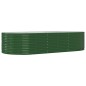 vidaXL Jardinera arriate acero recubrimiento polvo verde 291x140x68 cm vidaXL Jardinera arriate acero recubrimiento polvo verde 291x140x68 cm