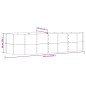 vidaXL Jardinera arriate acero recubrimiento polvo verde 291x140x68 cm vidaXL Jardinera arriate acero recubrimiento polvo verde 291x140x68 cm