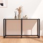 vidaXL Mesa consola vidrio templado blanco mármol 140x35x75,5cm vidaXL Mesa consola vidrio templado blanco mármol 140x35x75,5cm