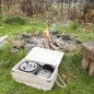 Esschert Design Juego de cocina de camping 7 piezas FF240 Esschert Design Juego de cocina de camping 7 piezas FF240