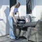 Madison Funda para muebles de jardín gris 205x100x70 cm