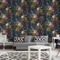 DUTCH WALLCOVERINGS Papel pintado lémur azul petróleo DUTCH WALLCOVERINGS Papel pintado lémur azul petróleo