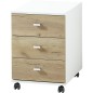 Germania Archivo con ruedas Altino roble Navarra blanco 40x48,9x56,9cm Germania Archivo con ruedas Altino roble Navarra blanco 40x48,9x56,9cm