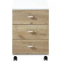 Germania Archivo con ruedas Altino roble Navarra blanco 40x48,9x56,9cm Germania Archivo con ruedas Altino roble Navarra blanco 40x48,9x56,9cm