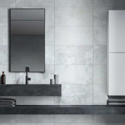 Grosfillex Baldosa pared Gx Wall+ 11 uds piedra boca gris 30x60 cm
