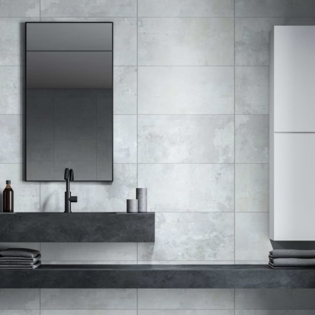 Grosfillex Baldosa pared Gx Wall+ 11 uds piedra boca gris 30x60 cm