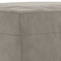 vidaXL Banco de terciopelo gris claro 70x35x41 cm vidaXL Banco de terciopelo gris claro 70x35x41 cm