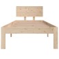 vidaXL Estructura de cama madera maciza 75x190 cm vidaXL Estructura de cama madera maciza 75x190 cm