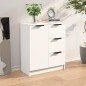 vidaXL Aparador de madera contrachapada blanco 60x30x70 cm vidaXL Aparador de madera contrachapada blanco 60x30x70 cm