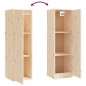 vidaXL Armario de pared de madera maciza de pino 30x30x100 cm