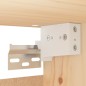 vidaXL Armario de pared de madera maciza de pino 30x30x100 cm
