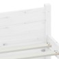 vidaXL Estructura de cama madera maciza blanco 120x200 cm vidaXL Estructura de cama madera maciza blanco 120x200 cm