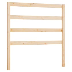 vidaXL Cabecero de cama madera maciza de pino 106x4x100 cm