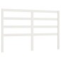 vidaXL Cabecero de cama madera maciza de pino blanco 156x4x100 cm