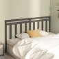 vidaXL Cabecero de cama madera maciza de pino gris 186x4x100 cm vidaXL Cabecero de cama madera maciza de pino gris 186x4x100 cm