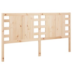 vidaXL Cabecero madera maciza de pino 156x4x100 cm