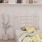 vidaXL Cabecero de cama madera maciza de pino blanco 106x4x100 cm vidaXL Cabecero de cama madera maciza de pino blanco 106x4x100 cm