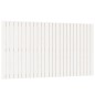 vidaXL Cabecero de cama pared madera maciza pino blanco 159,5x3x90 cm