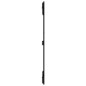 vidaXL Cabecero de cama pared madera maciza pino negro 82,5x3x110 cm