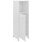 vidaXL Juego muebles de baño 4 piezas madera ingeniería blanco brillo vidaXL Juego muebles de baño 4 piezas madera ingeniería blanco brillo