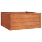 vidaXL Arriate oxidado de acero corten 100x100x45 cm vidaXL Arriate oxidado de acero corten 100x100x45 cm