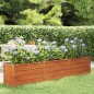 vidaXL Arriate oxidado de acero corten 240x40x45 cm vidaXL Arriate oxidado de acero corten 240x40x45 cm