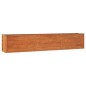 vidaXL Arriate oxidado de acero corten 240x40x45 cm vidaXL Arriate oxidado de acero corten 240x40x45 cm