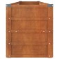 vidaXL Arriate oxidado de acero corten 240x40x45 cm vidaXL Arriate oxidado de acero corten 240x40x45 cm