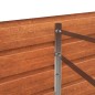 vidaXL Arriate oxidado de acero corten 320x40x45 cm