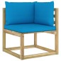 vidaXL Set de muebles de jardín 9 piezas con cojines madera impregnada vidaXL Set de muebles de jardín 9 piezas con cojines madera impregnada