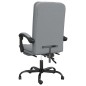 vidaXL Silla de oficina reclinable de tela gris claro vidaXL Silla de oficina reclinable de tela gris claro