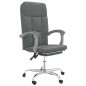 vidaXL Silla de oficina reclinable de tela gris oscuro vidaXL Silla de oficina reclinable de tela gris oscuro