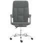 vidaXL Silla de oficina reclinable de tela gris oscuro vidaXL Silla de oficina reclinable de tela gris oscuro