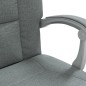 vidaXL Silla de oficina reclinable de tela gris oscuro vidaXL Silla de oficina reclinable de tela gris oscuro