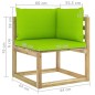 vidaXL Set de muebles de jardín 9 piezas con cojines madera impregnada vidaXL Set de muebles de jardín 9 piezas con cojines madera impregnada