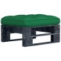 vidaXL Otomana de jardín de palets madera de pino impregnada negro vidaXL Otomana de jardín de palets madera de pino impregnada negro
